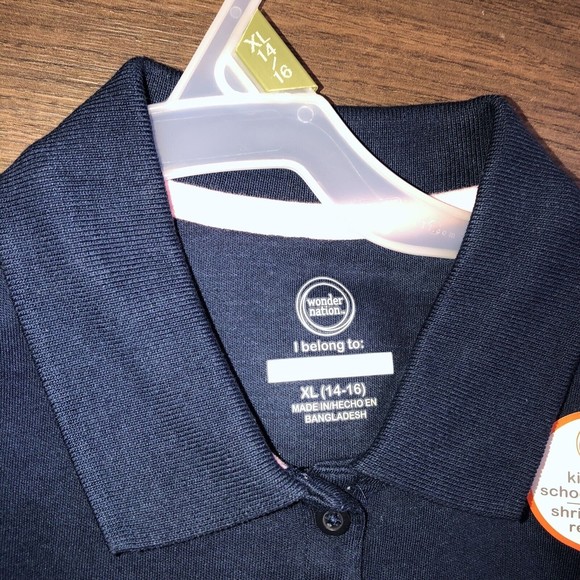 Kids School Uniform Polo Shirt XL - Picture 5 of 8